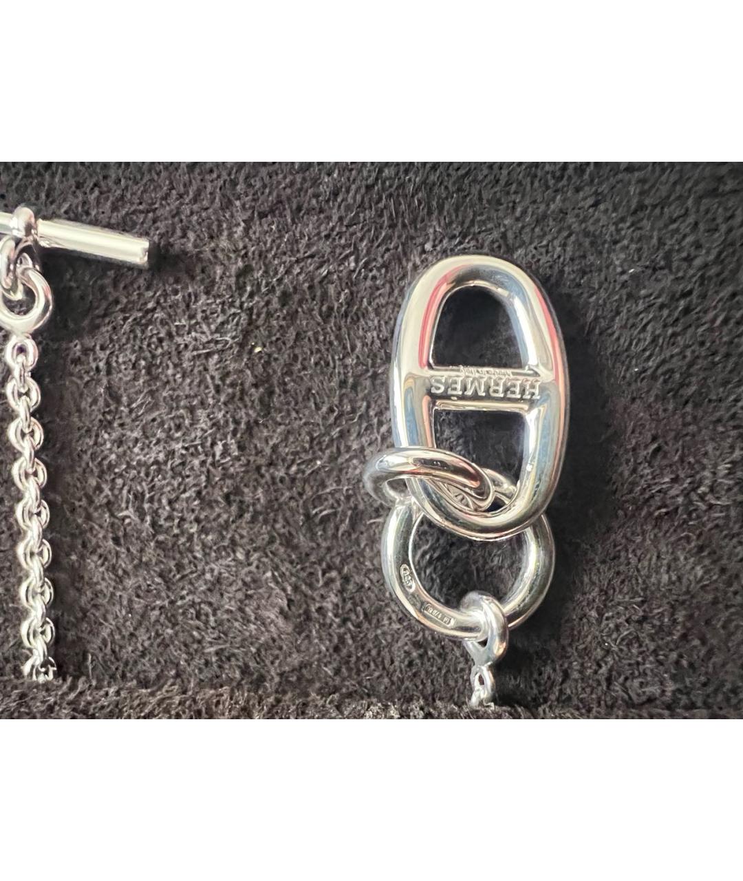 HERMES Серебряная серебряная подвеска, фото 2