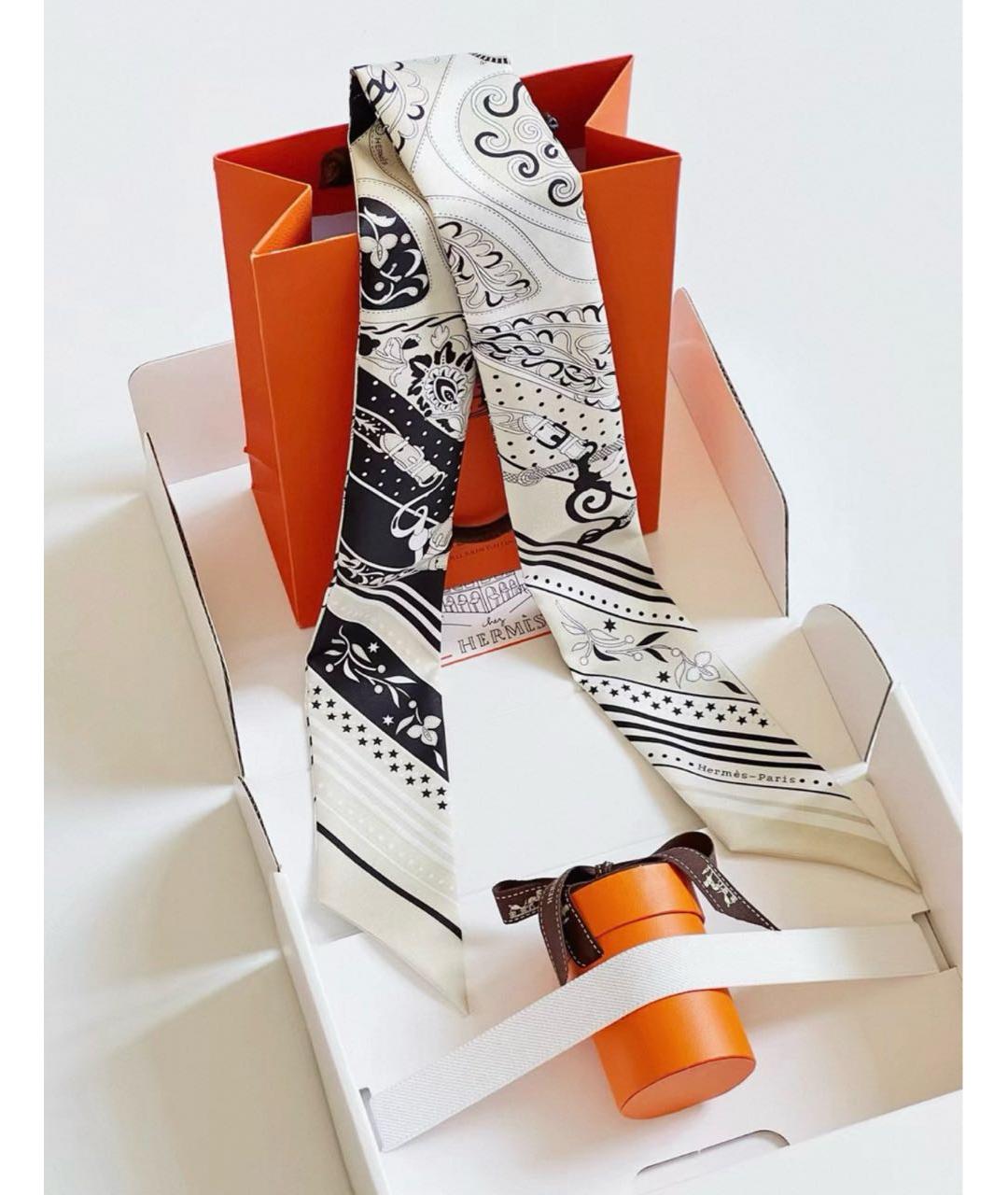 HERMES Мульти шелковый платок, фото 4