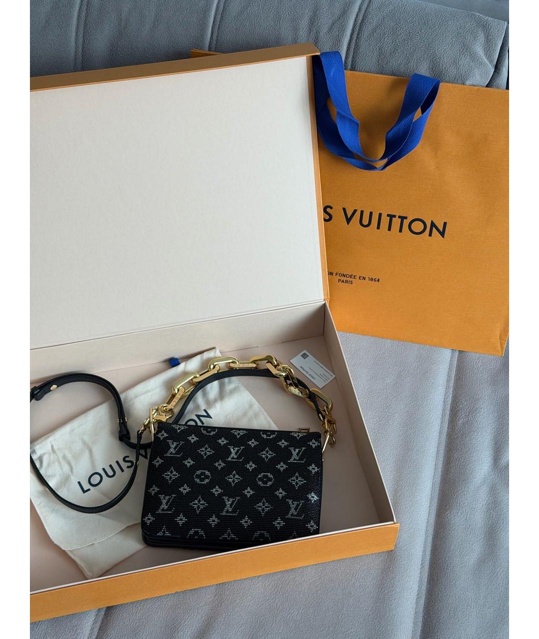 LOUIS VUITTON Черная сумка через плечо, фото 2