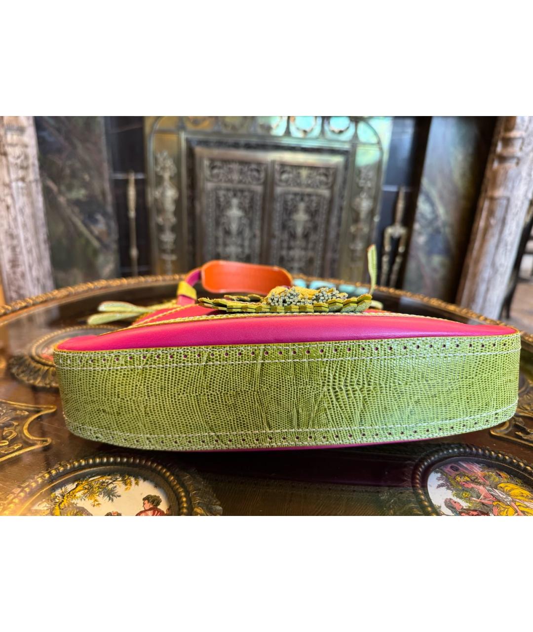 ETRO Мульти кожаная сумка с короткими ручками, фото 5