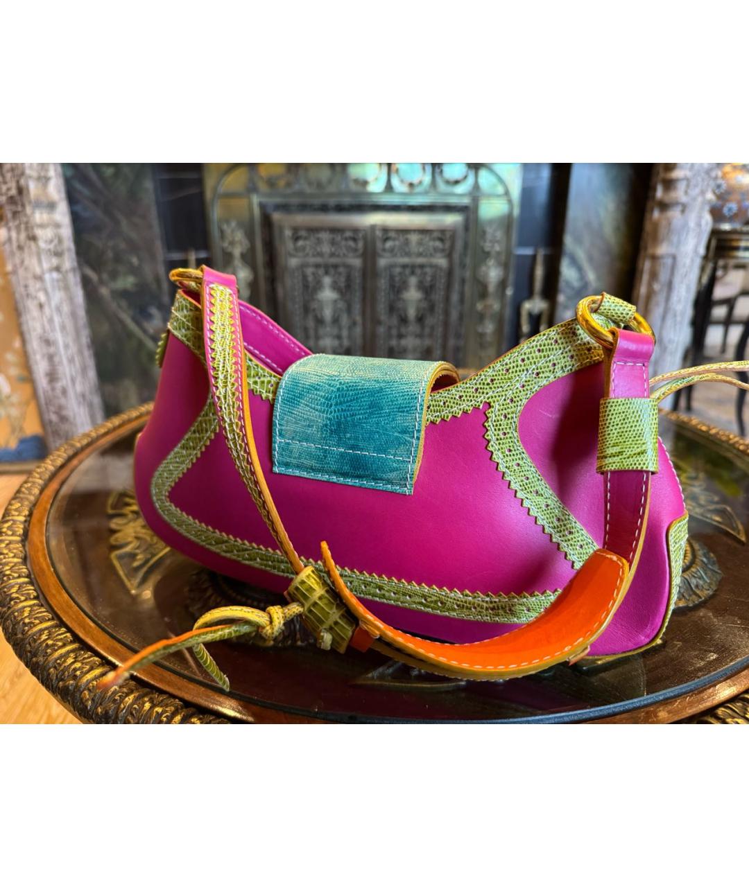 ETRO Мульти кожаная сумка с короткими ручками, фото 3