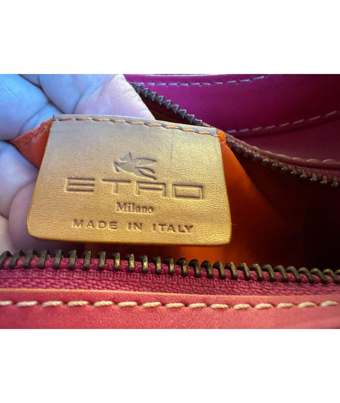 ETRO Мульти кожаная сумка с короткими ручками, фото 7