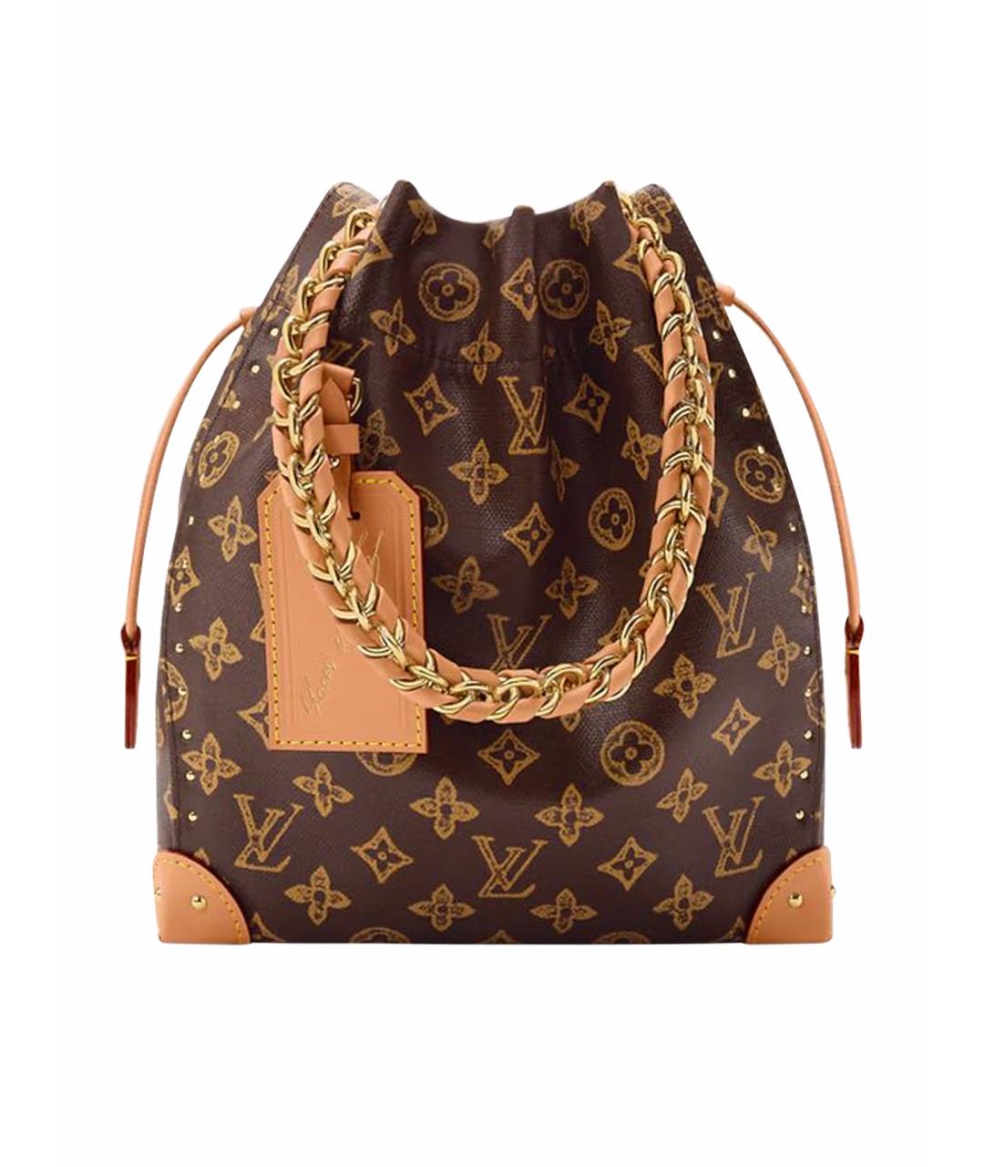 LOUIS VUITTON Коричневая сумка тоут, фото 1