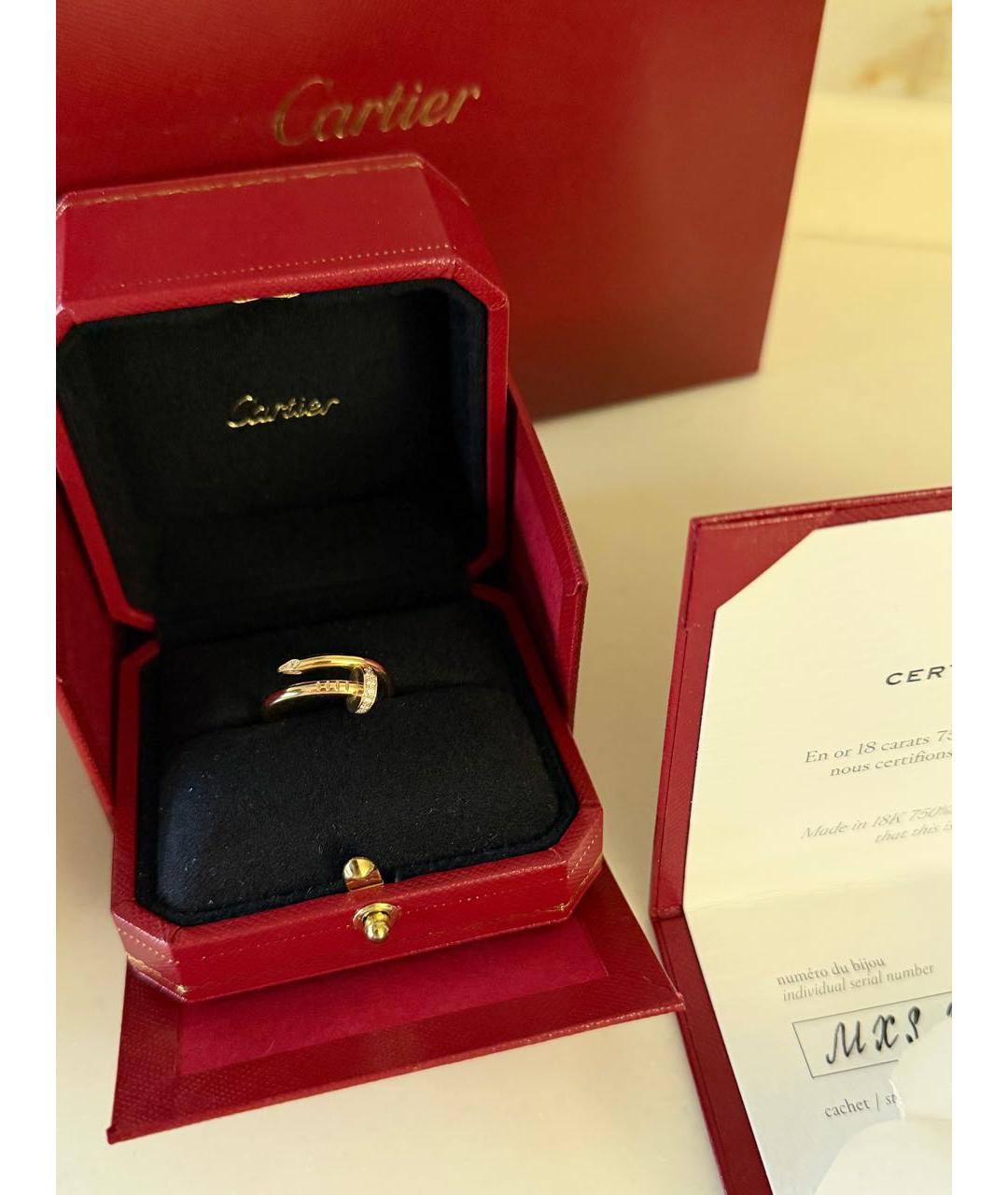 CARTIER Желтое кольцо из желтого золота, фото 3