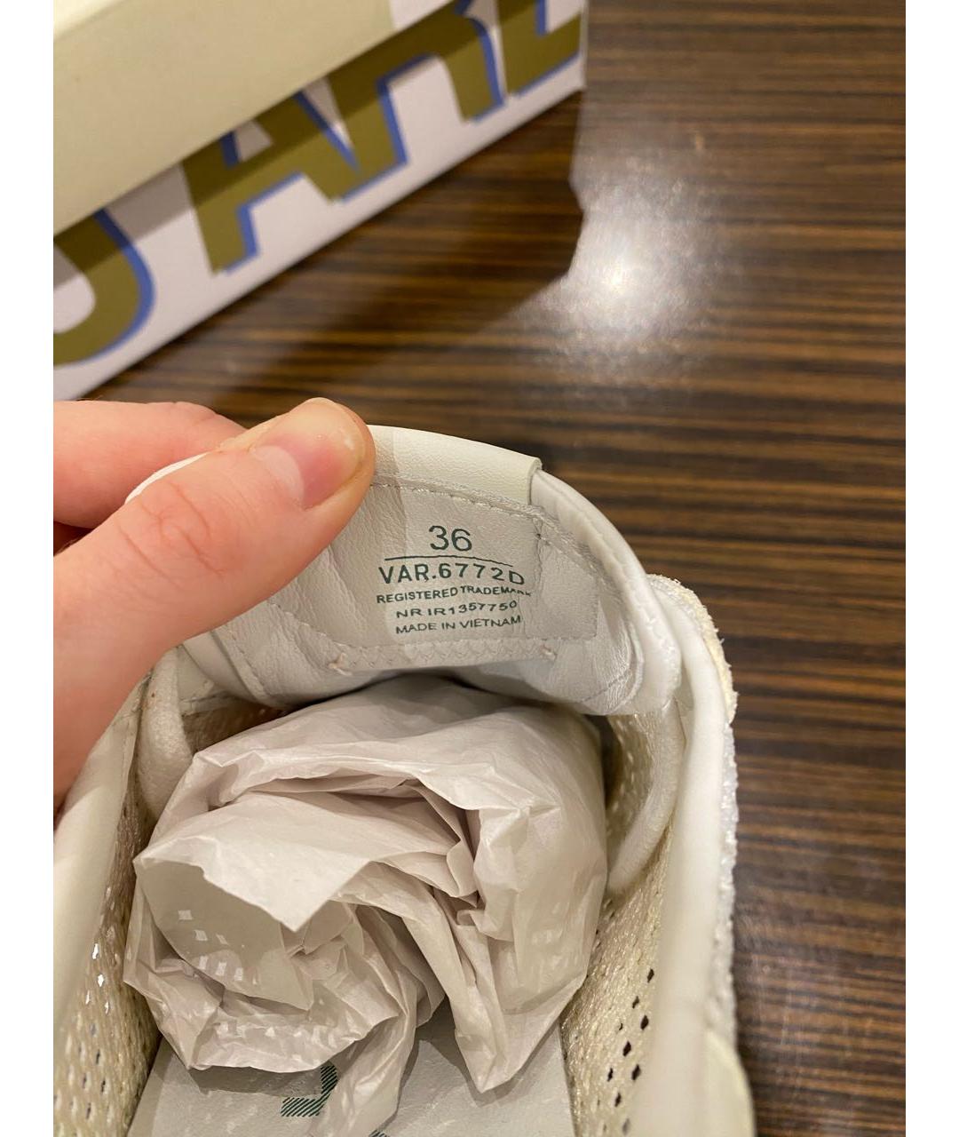 PREMIATA Белые текстильные кеды, фото 4