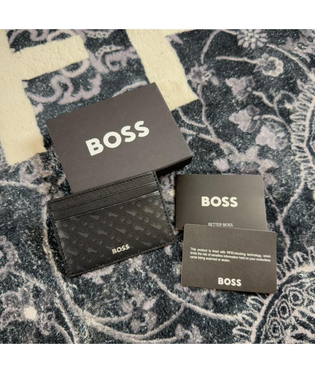 HUGO BOSS Черный кардхолдер, фото 2