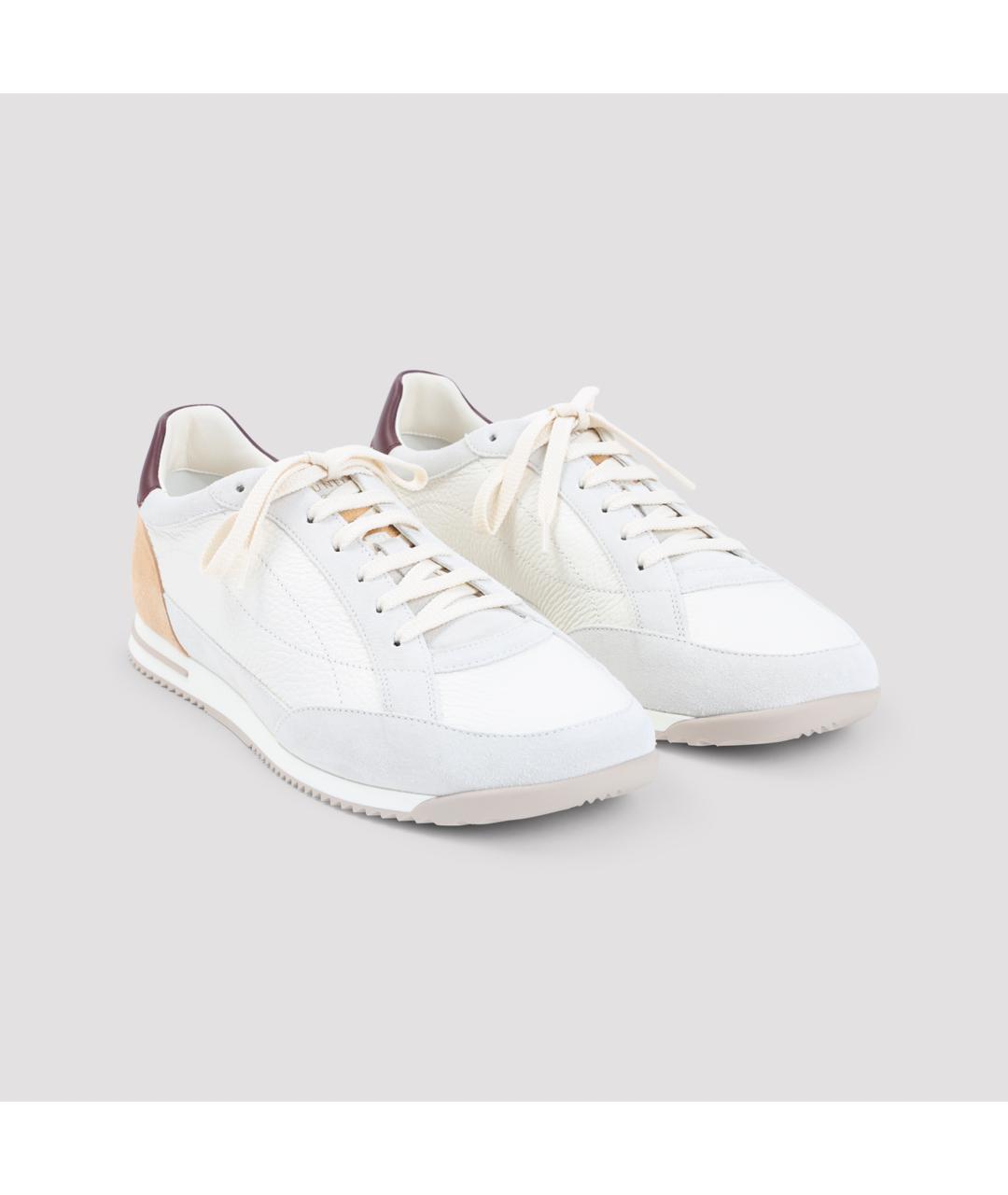 BRUNELLO CUCINELLI Мульти кожаные низкие кроссовки / кеды, фото 5