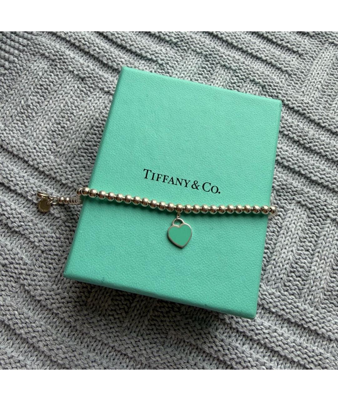 TIFFANY&CO Серебрянный серебряный браслет, фото 7