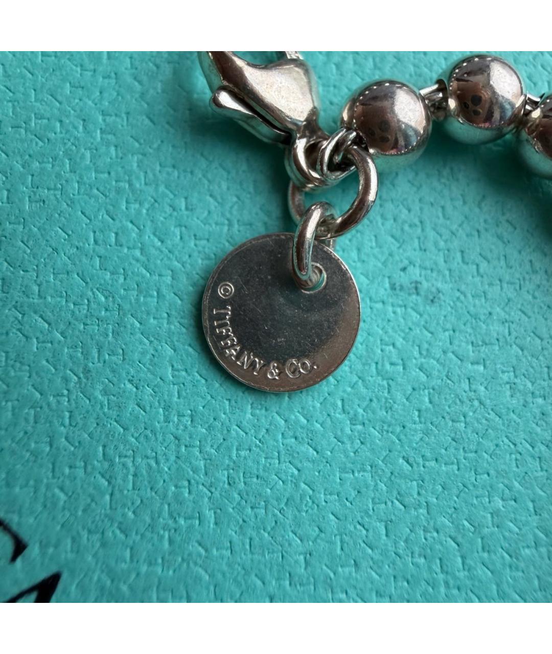 TIFFANY&CO Серебрянный серебряный браслет, фото 5