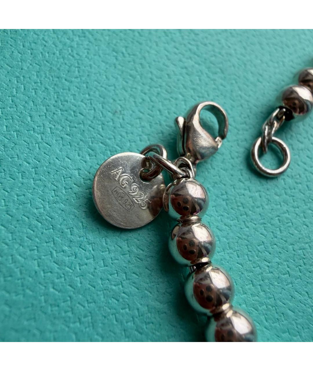 TIFFANY&CO Серебрянный серебряный браслет, фото 6