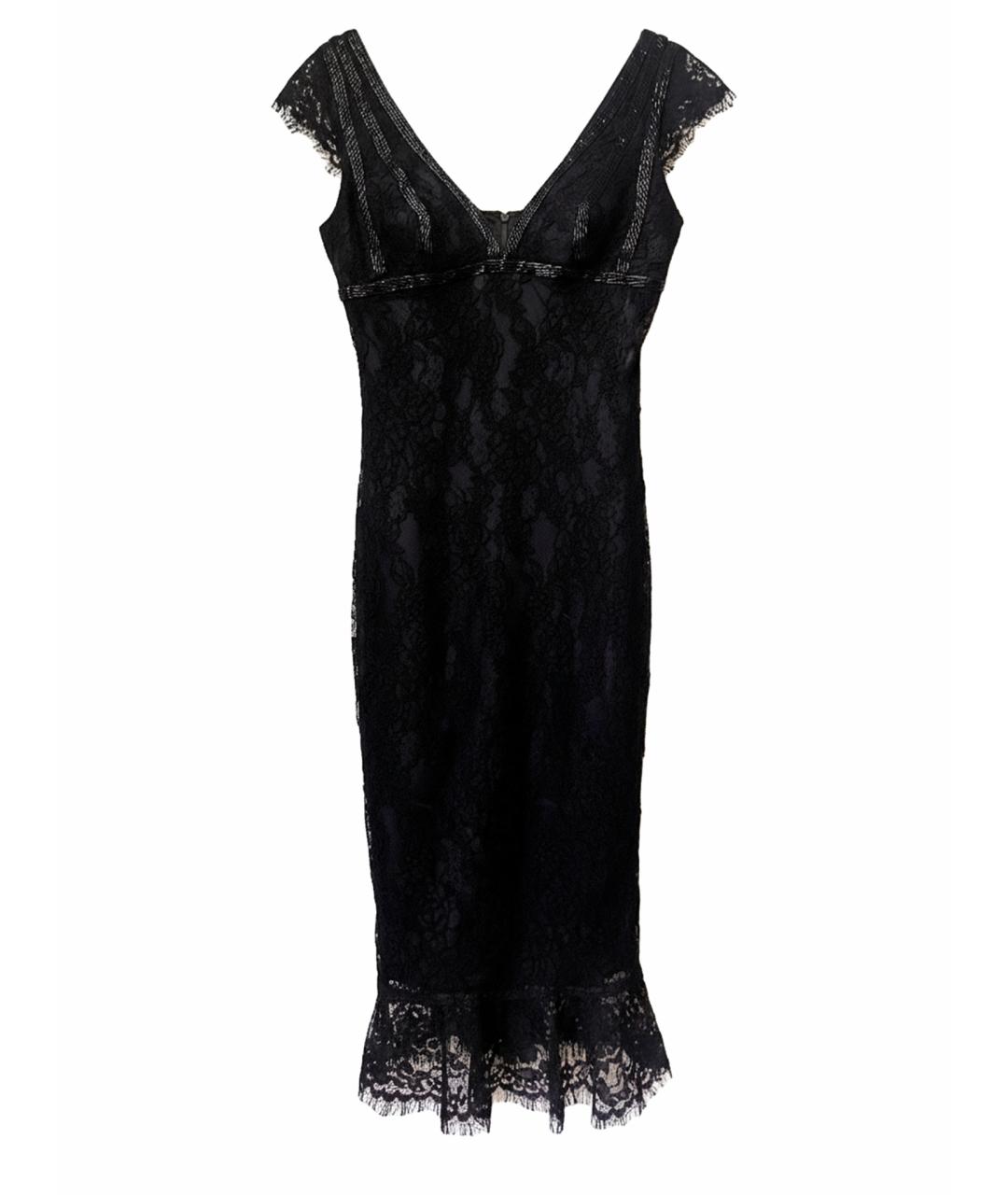 ESCADA Черное кружевное вечернее платье, фото 1