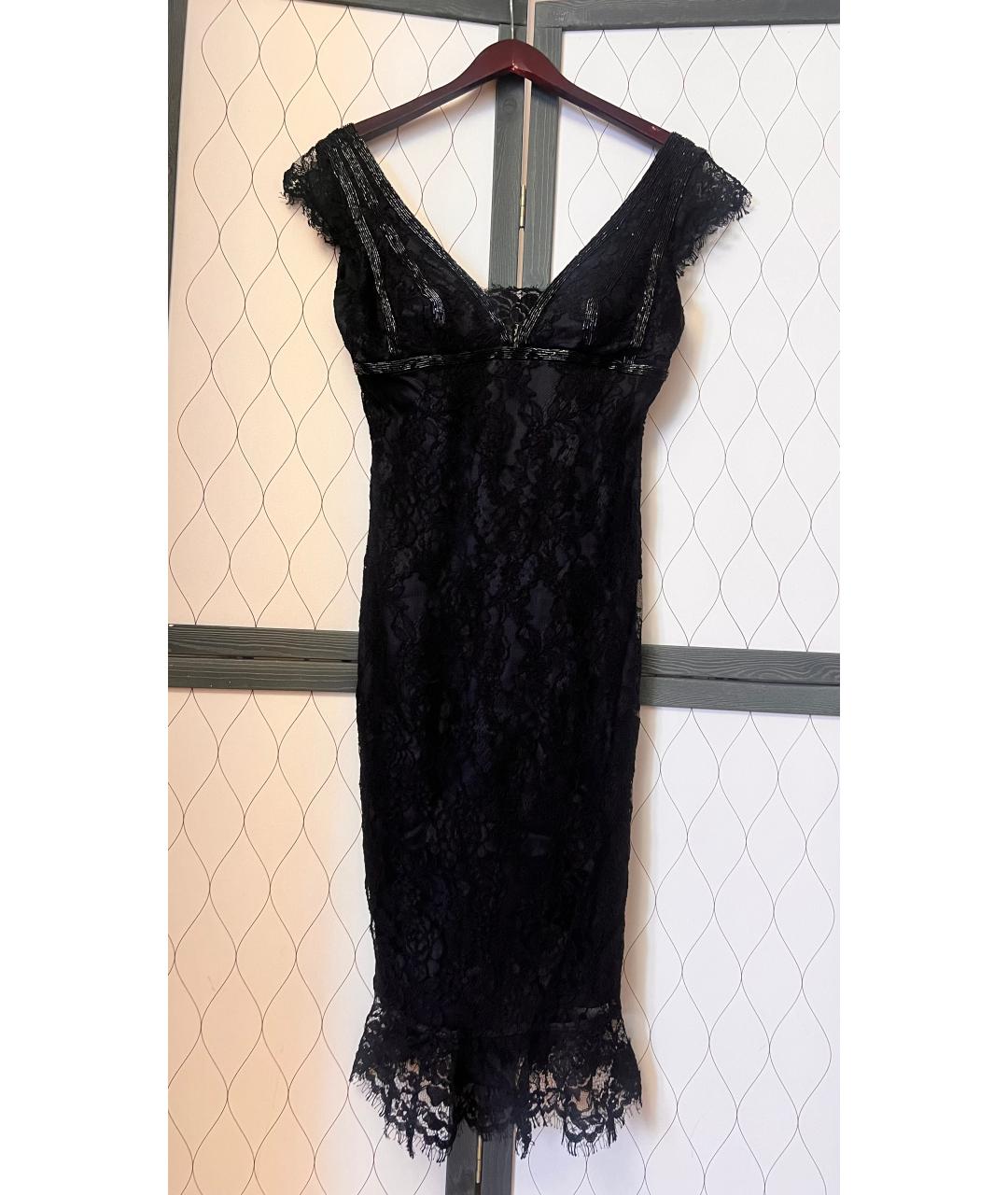 ESCADA Черное кружевное вечернее платье, фото 5