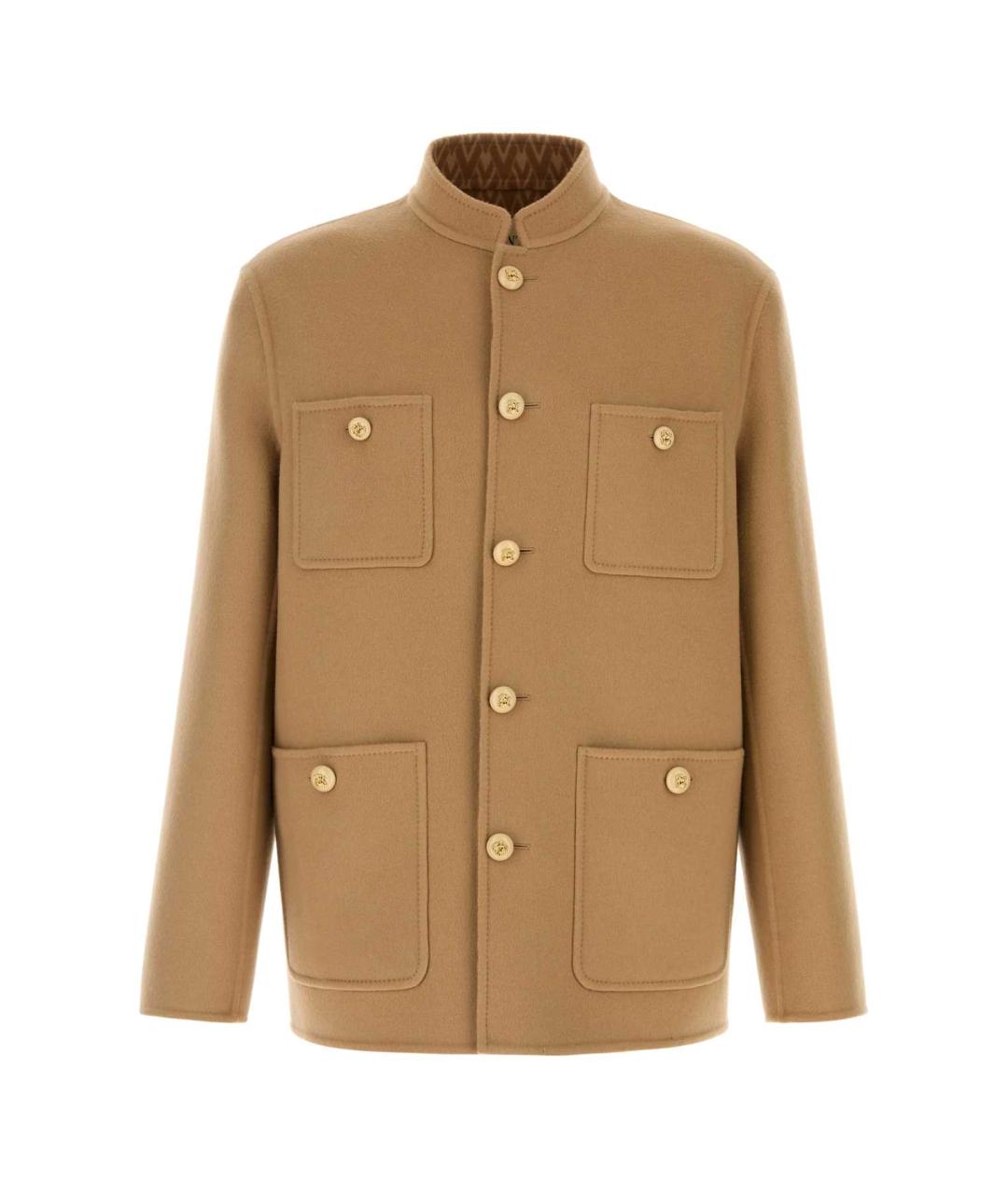 VALENTINO Бежевая шерстяная куртка, фото 1