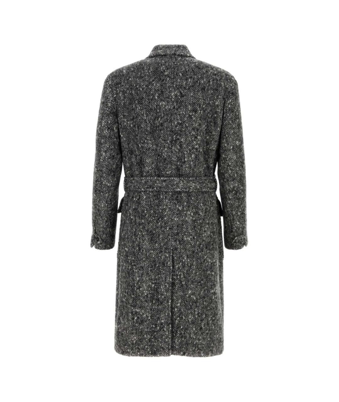 CANALI Антрацитовое шерстяное пальто, фото 2