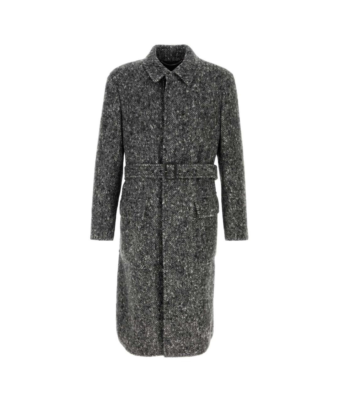 CANALI Антрацитовое шерстяное пальто, фото 1