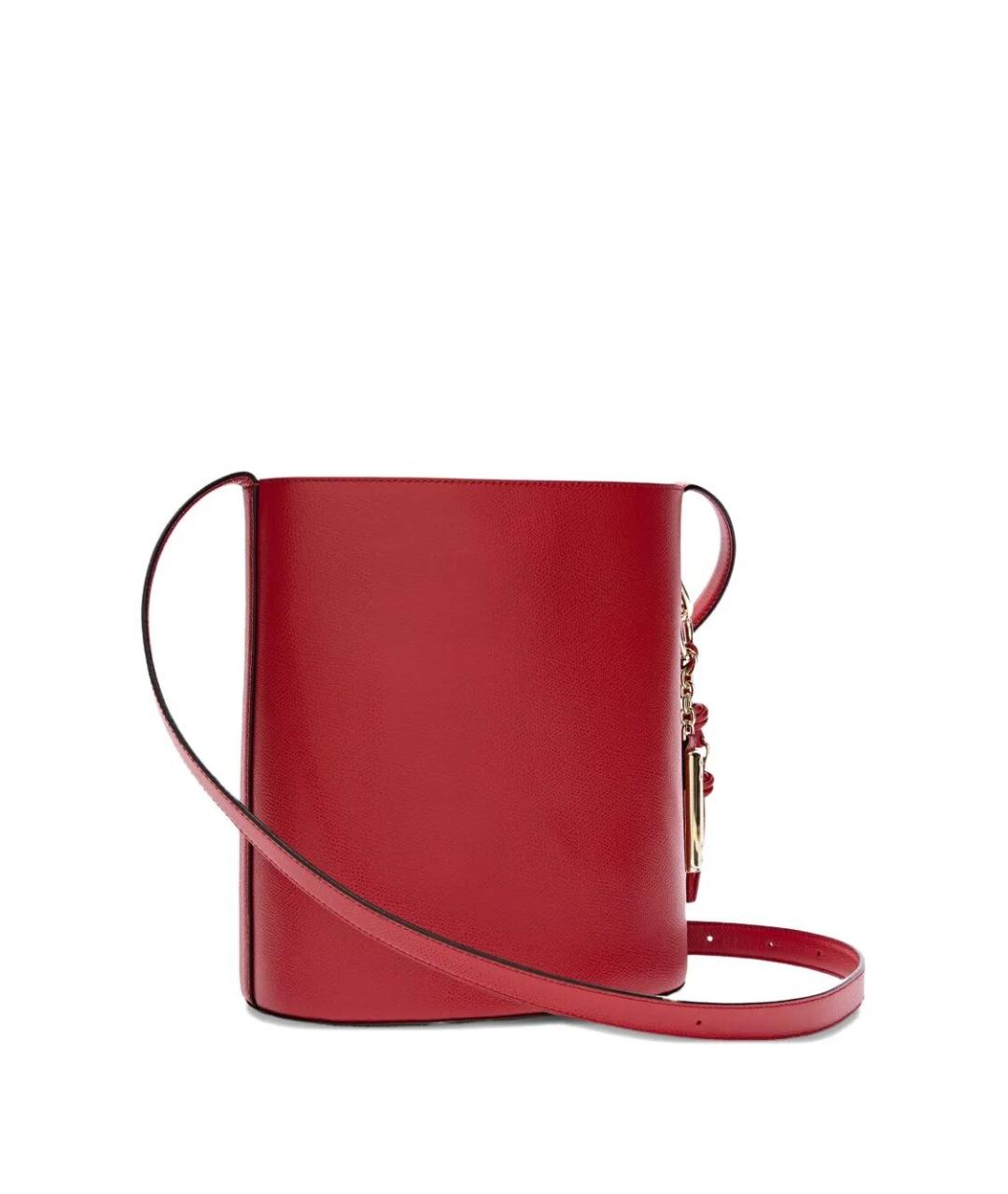 FURLA Красная кожаная сумка через плечо, фото 2