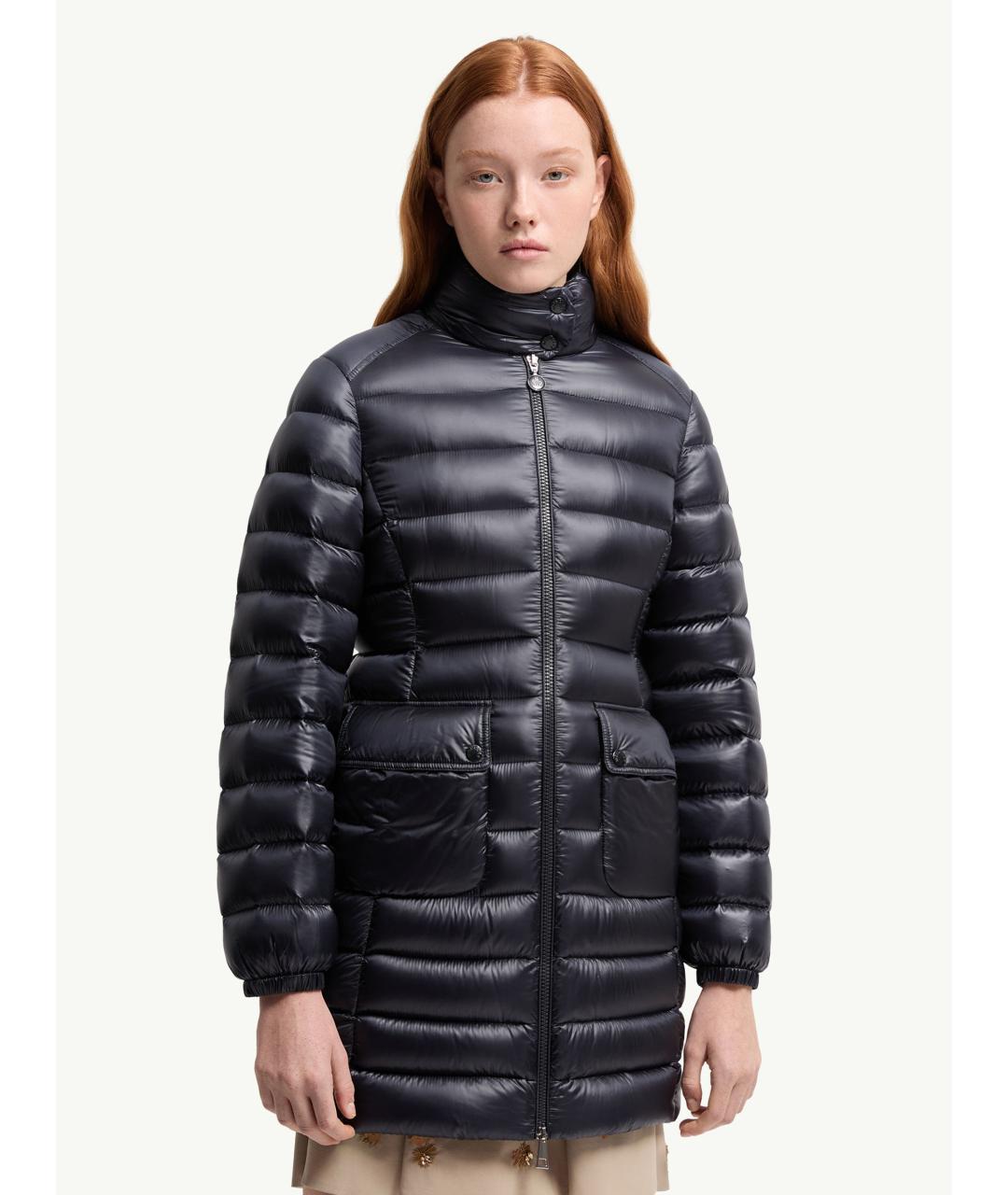 MONCLER Синяя полиамидовая куртка, фото 3