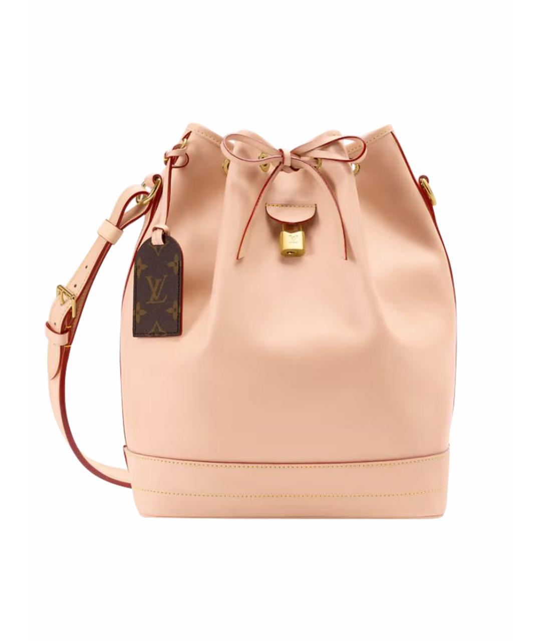 LOUIS VUITTON Бежевая кожаная сумка тоут, фото 1