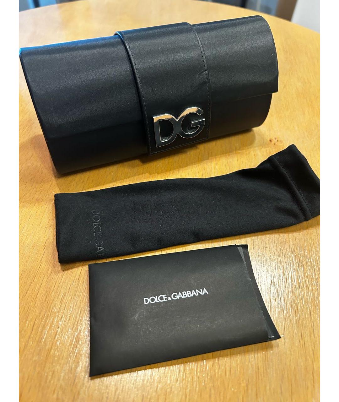 DOLCE&GABBANA Розовые пластиковые солнцезащитные очки, фото 4