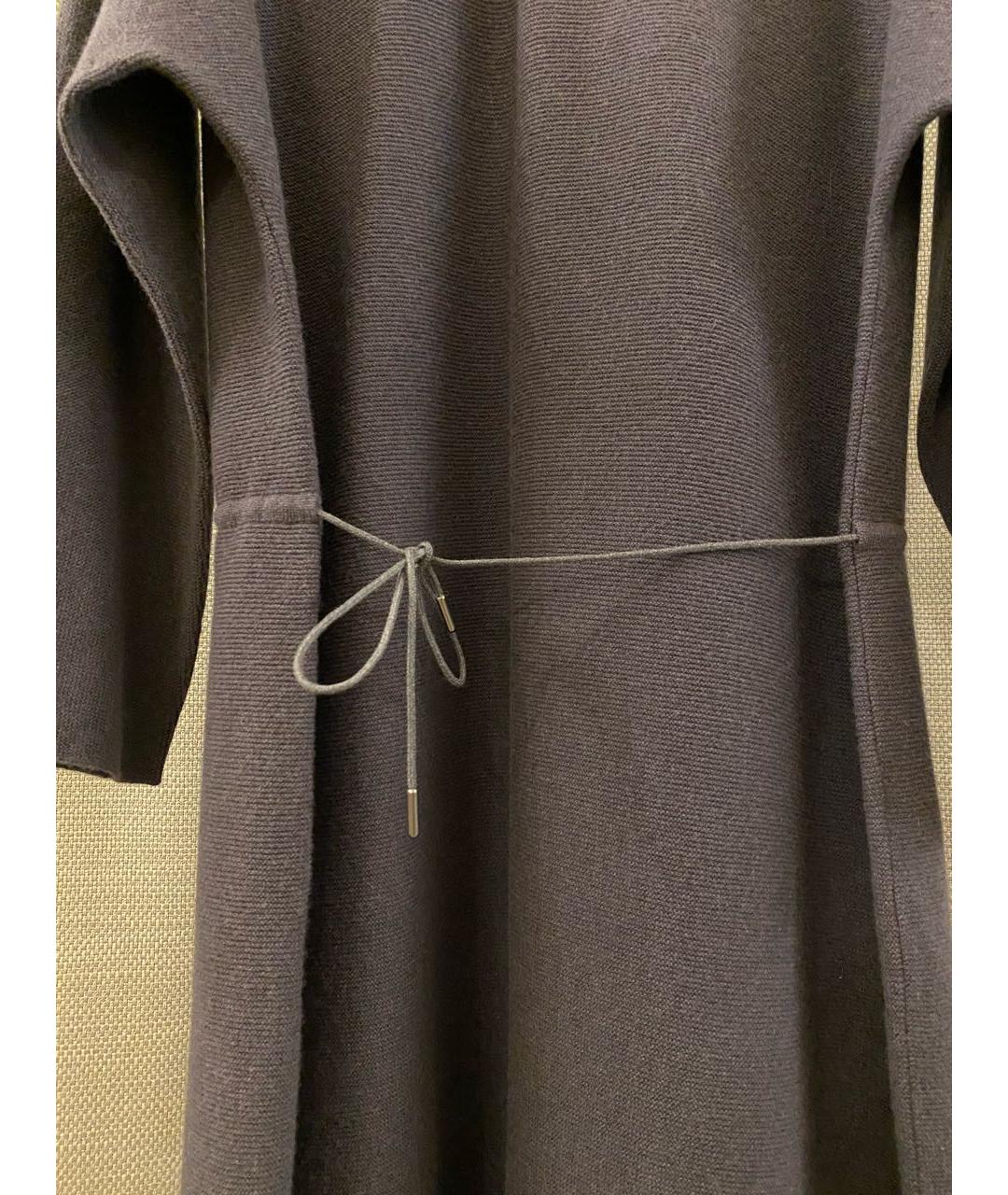 FABIANA FILIPPI Антрацитовое шерстяное повседневное платье, фото 8