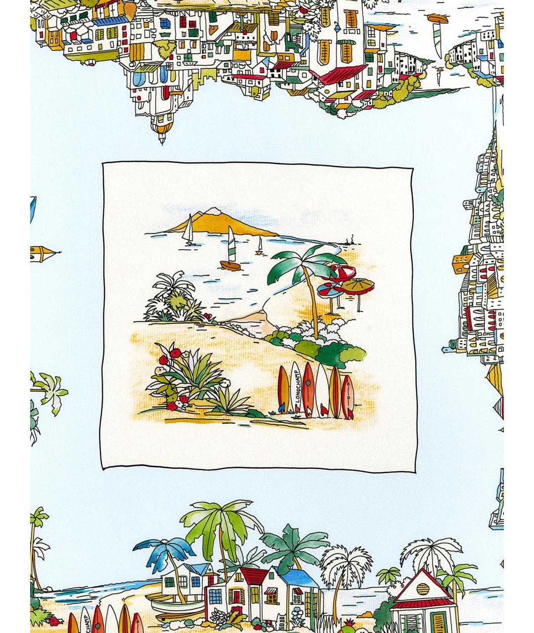 LONGCHAMP Мульти шелковый платок, фото 2