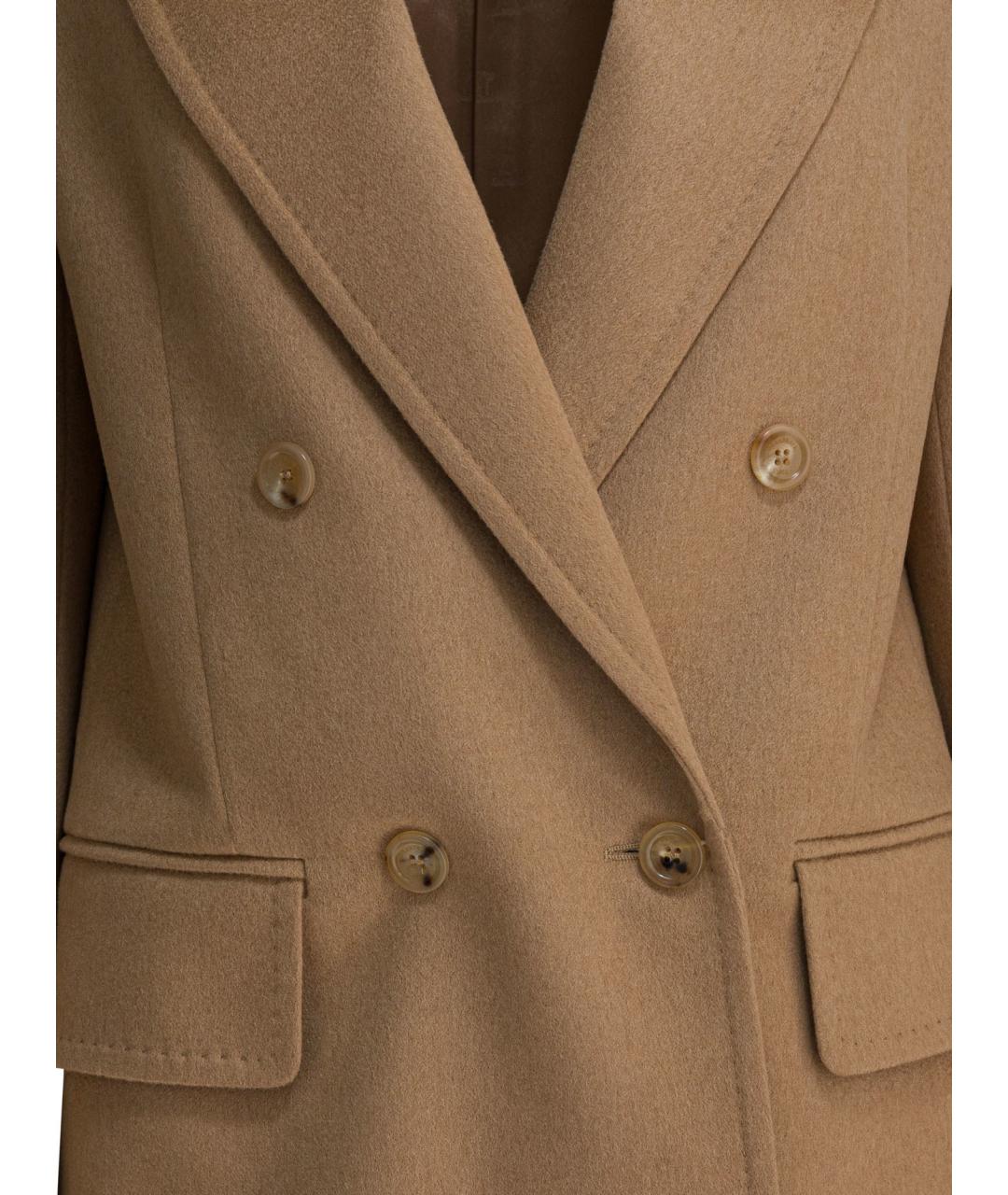 MAX MARA Коричневый шерстяной жакет/пиджак, фото 3