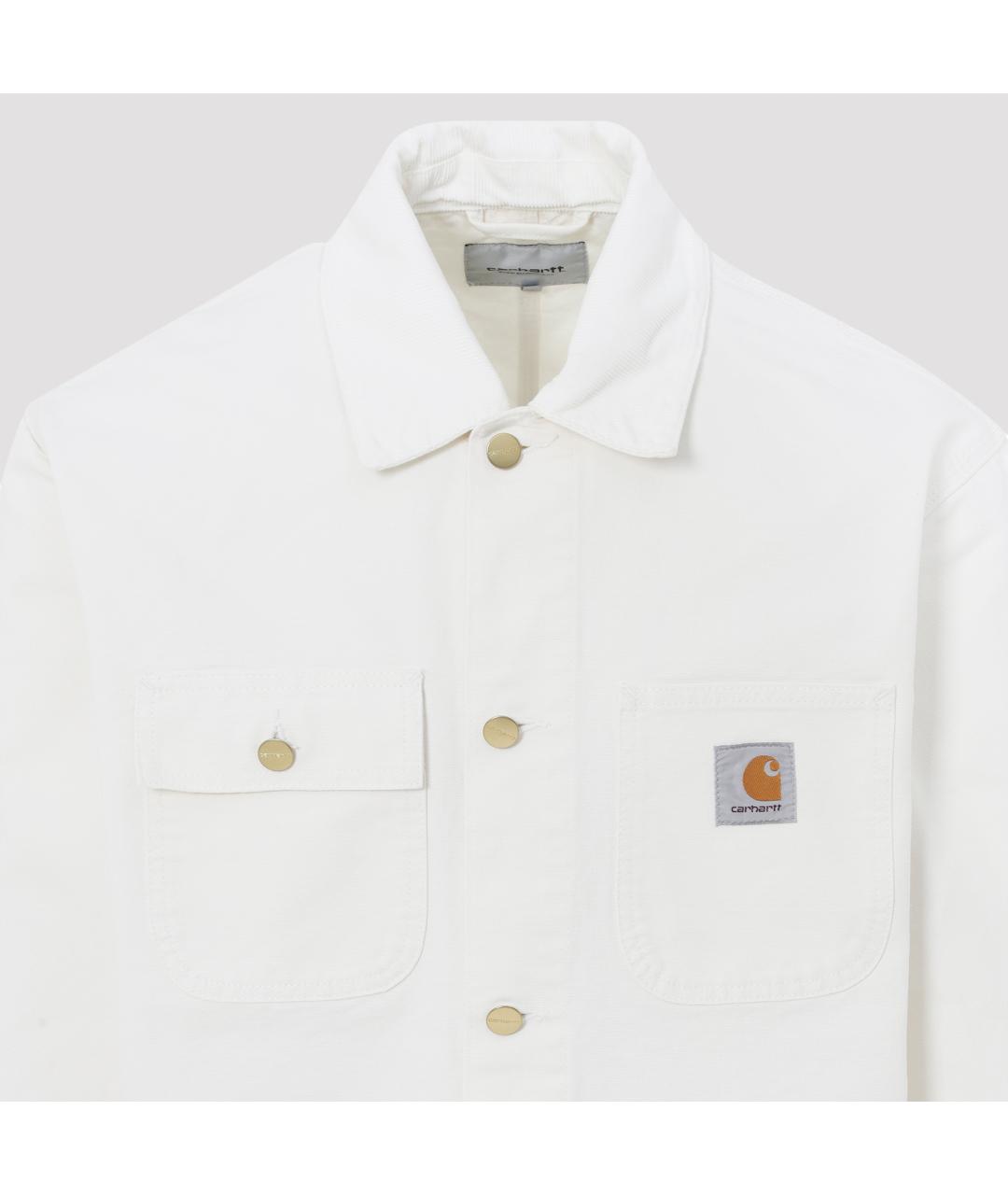 CARHARTT WIP Белая хлопковая куртка, фото 4