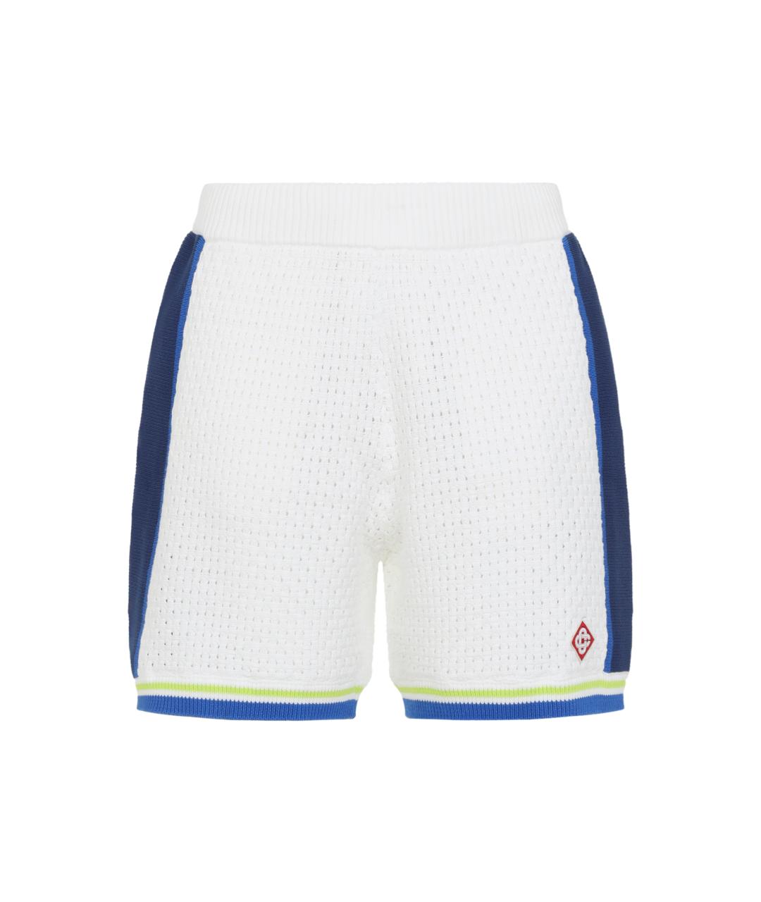 CASABLANCA Белые хлопковые шорты, фото 1