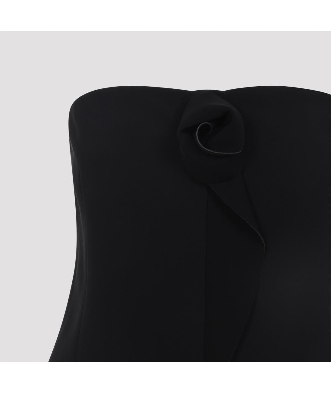 GIORGIO ARMANI Черный шелковый корсет, фото 5