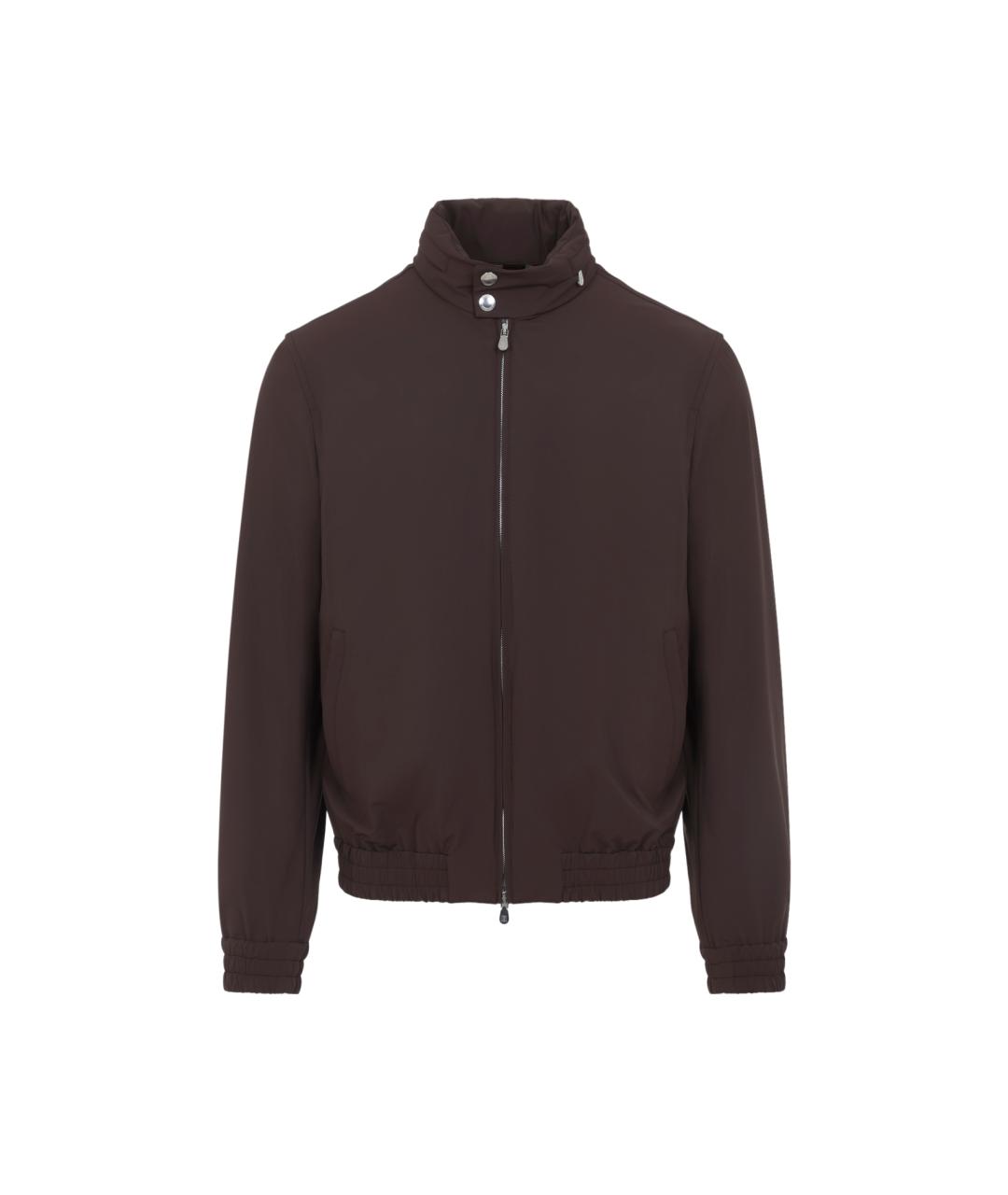 BRUNELLO CUCINELLI Коричневая полиамидовая куртка, фото 1