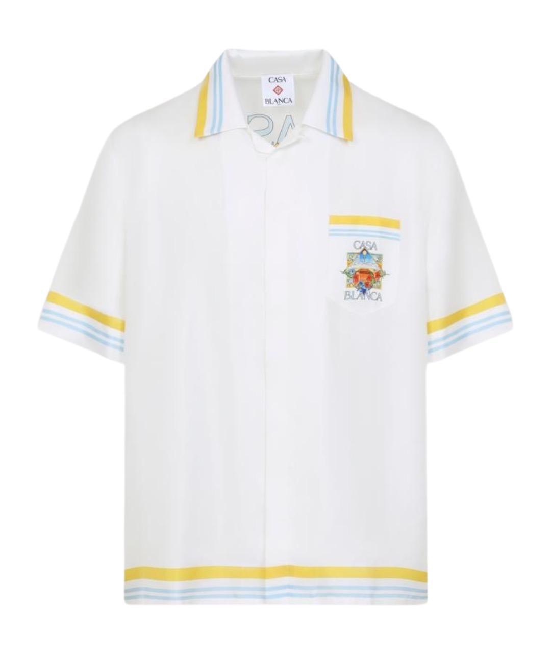 CASABLANCA Белая шелковая кэжуал рубашка, фото 1