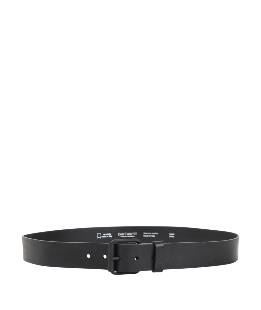 CARHARTT WIP Черный кожаный ремень, фото 1