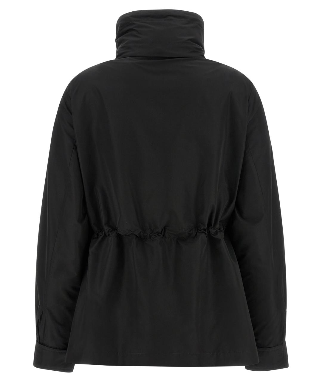 MONCLER Черная полиэстеровая парка, фото 2