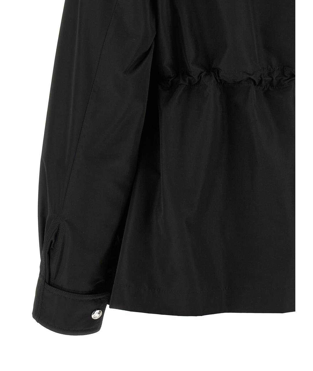 MONCLER Черная полиэстеровая парка, фото 4