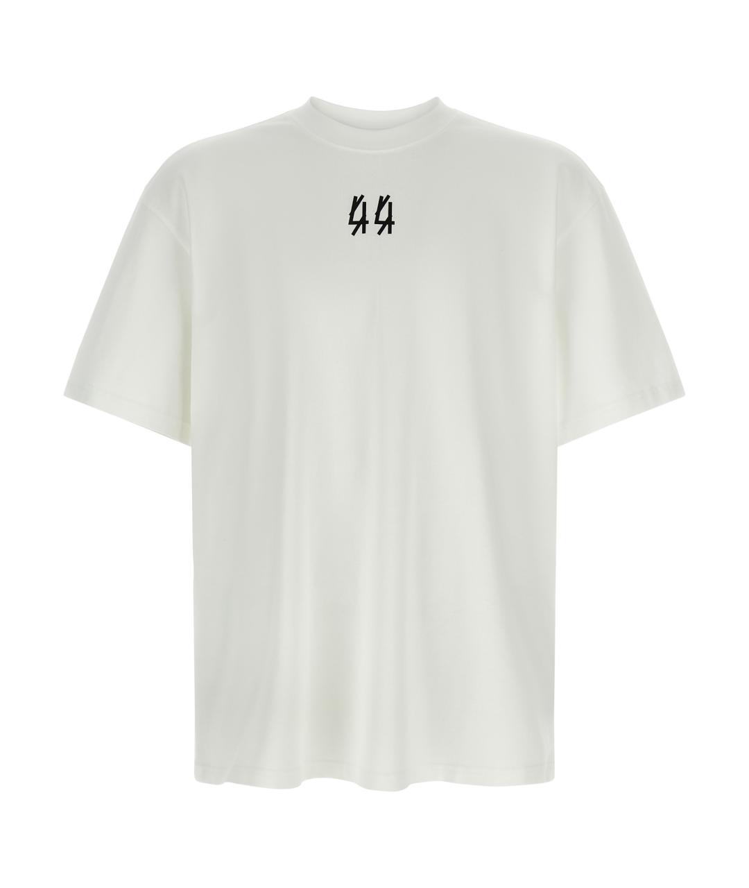 44 LABEL Белая хлопковая футболка, фото 1