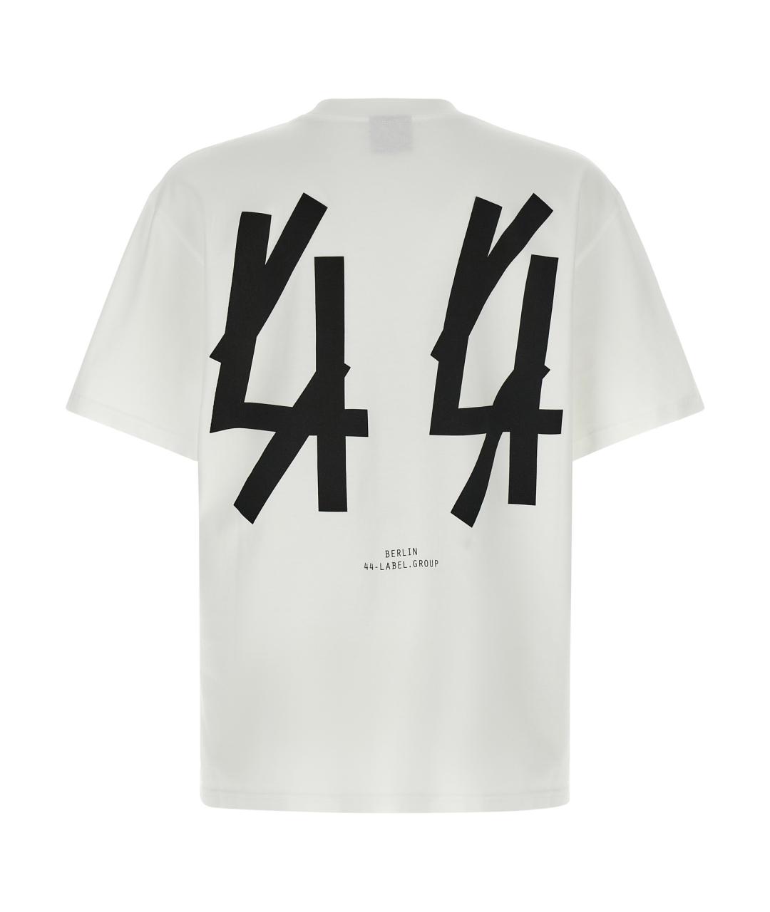 44 LABEL Белая хлопковая футболка, фото 2