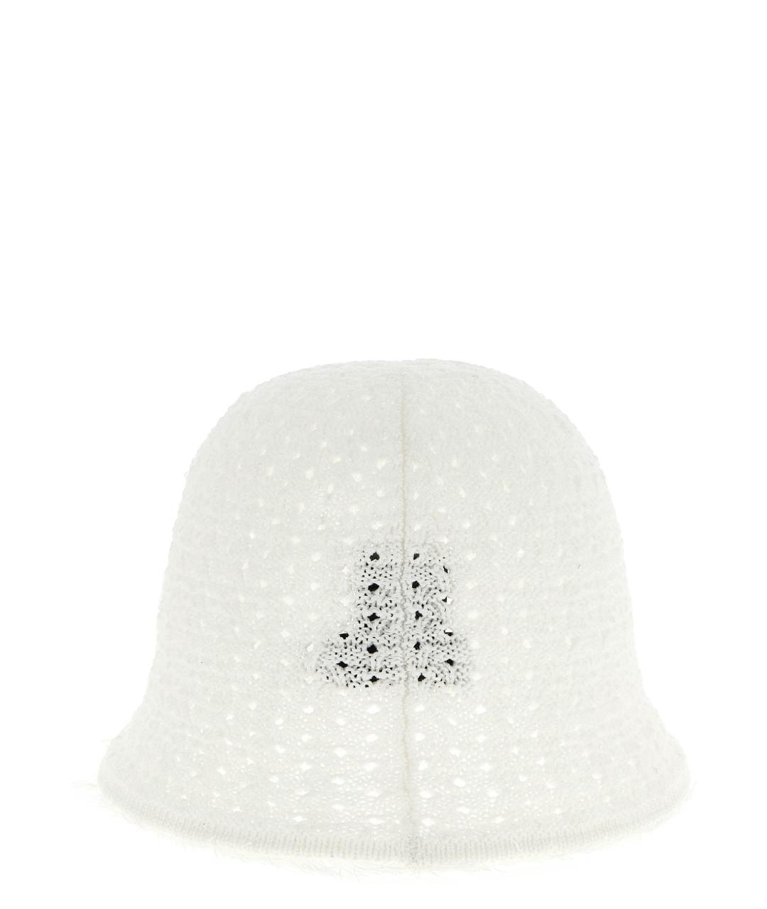 MAISON MICHEL Белая хлопковая шляпа, фото 3