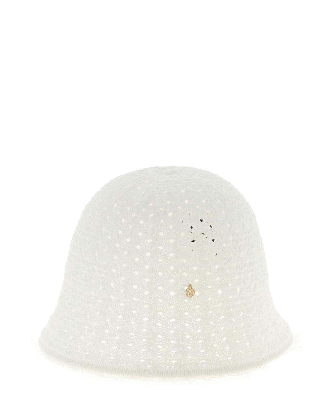 MAISON MICHEL Белая хлопковая шляпа, фото 2