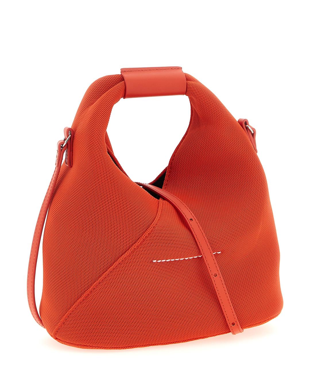 MM6 MAISON MARGIELA Красная синтетическая сумка тоут, фото 2