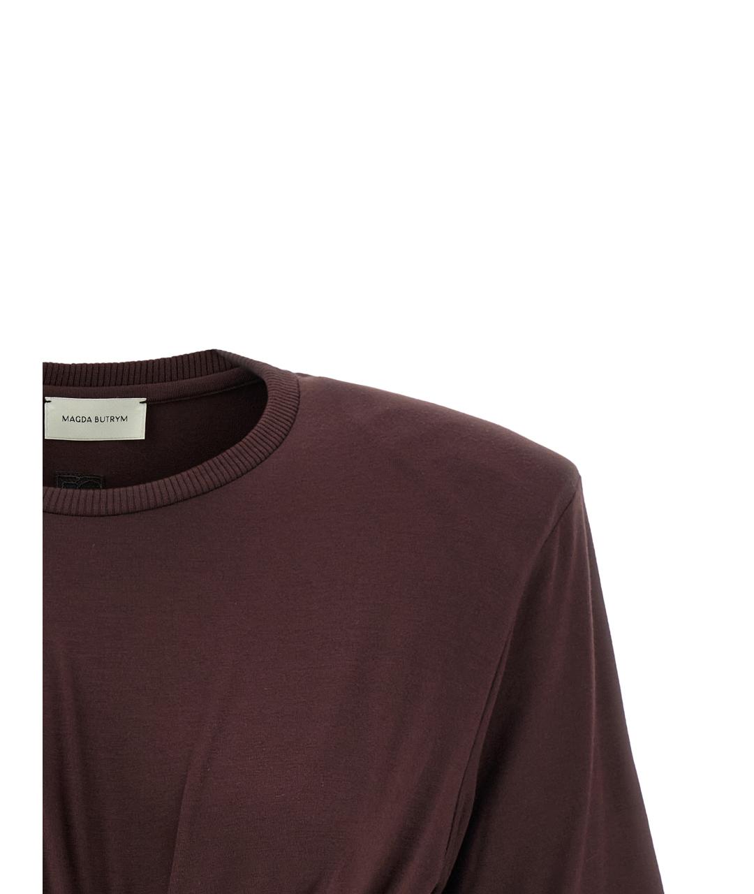 MAGDA BUTRYM Коричневая футболка, фото 3
