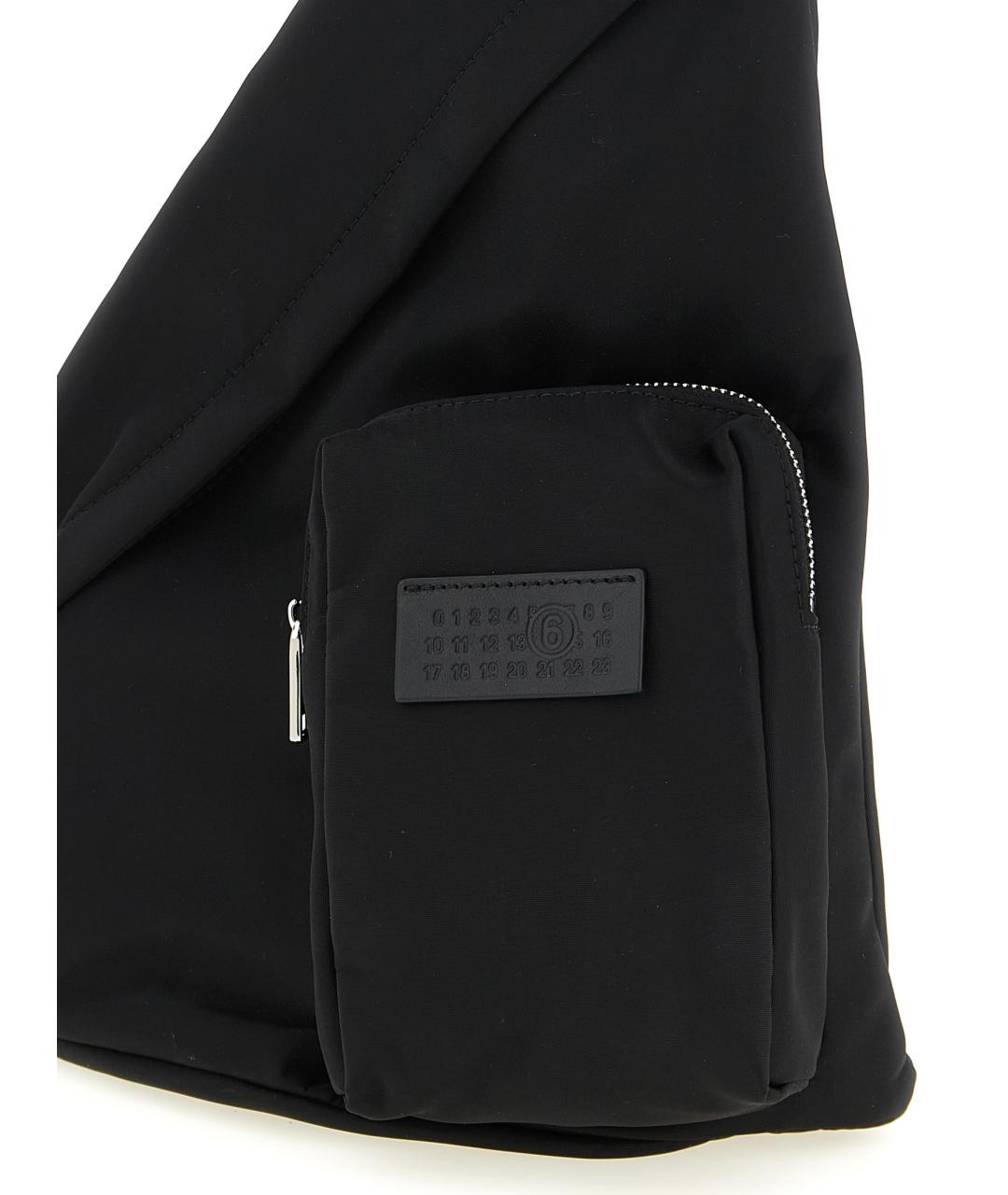 MM6 MAISON MARGIELA Черная синтетическая сумка через плечо, фото 3