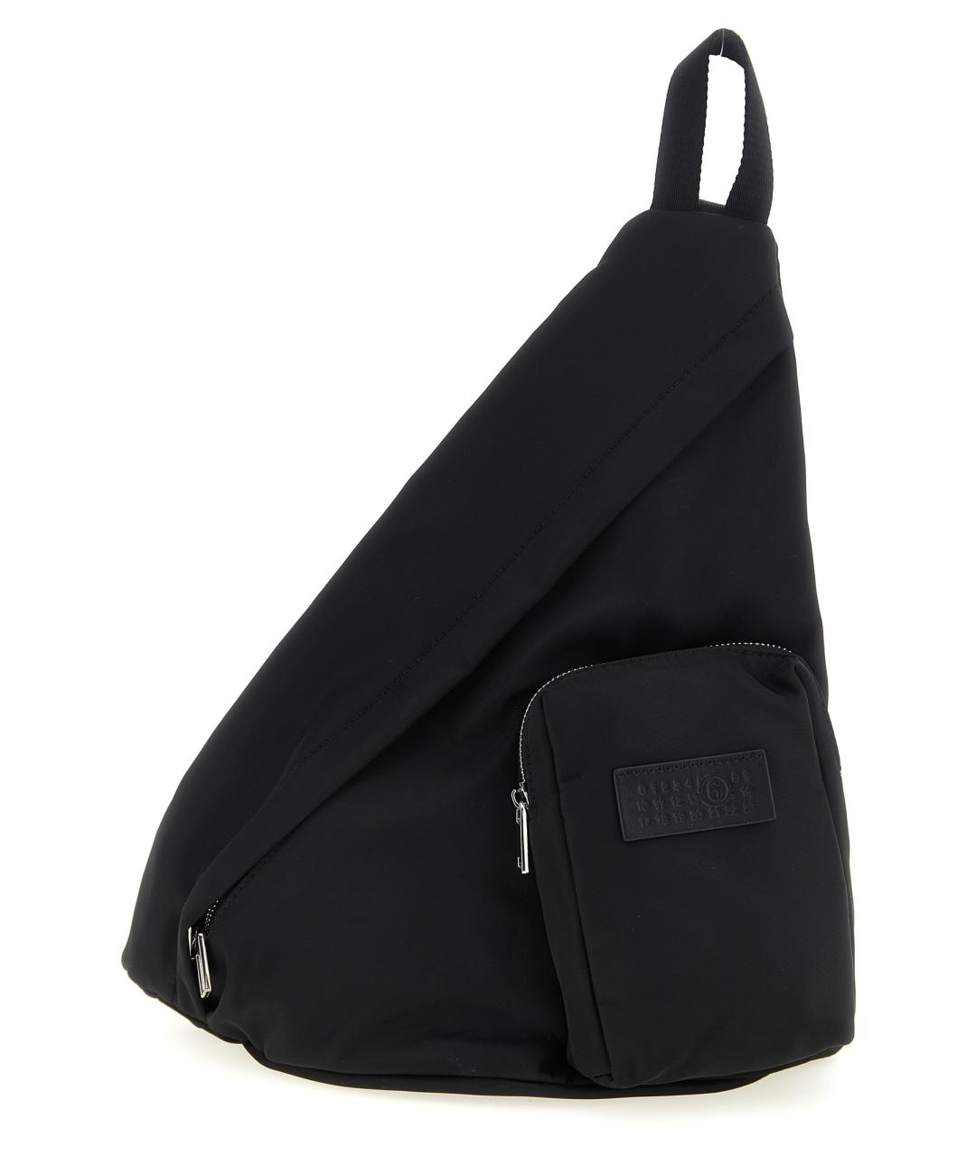 MM6 MAISON MARGIELA Черная синтетическая сумка через плечо, фото 1