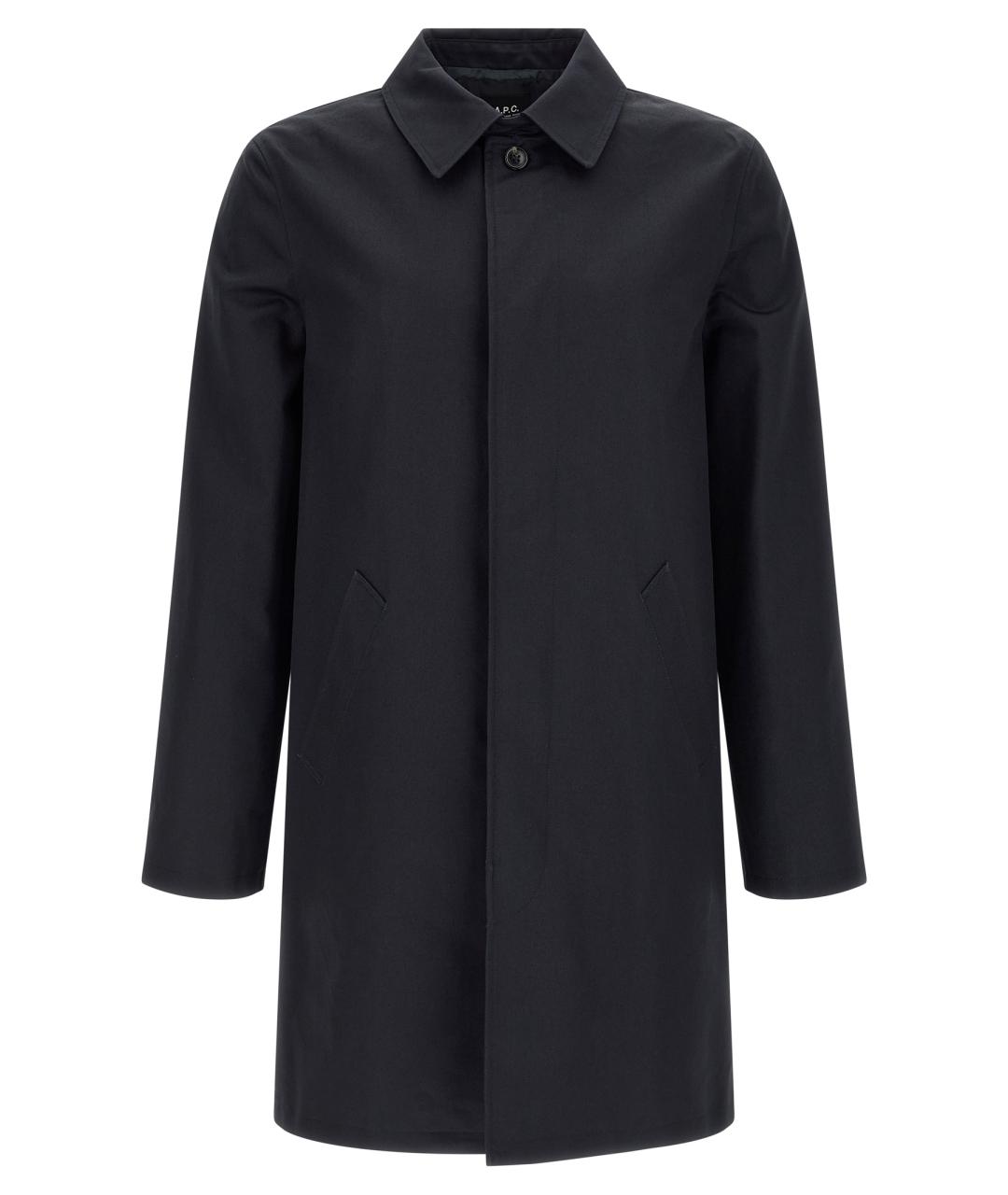 A.P.C. Темно-синий хлопковый тренч / плащ, фото 1