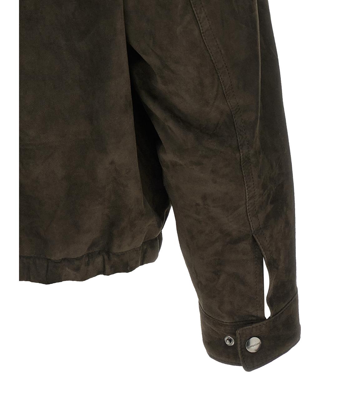 GIORGIO BRATO Коричневая замшевая куртка, фото 4