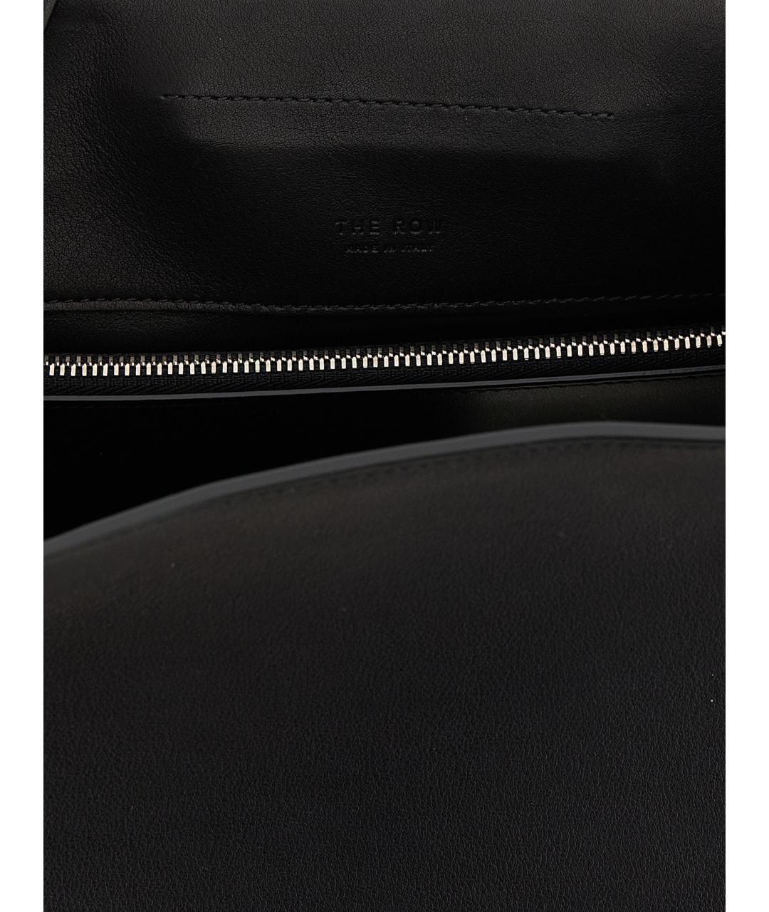 THE ROW Черная кожаная сумка через плечо, фото 4