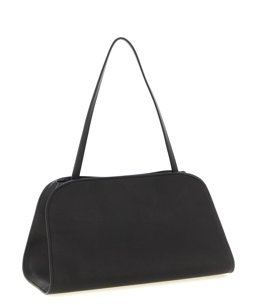 THE ROW Черная кожаная сумка через плечо, фото 2