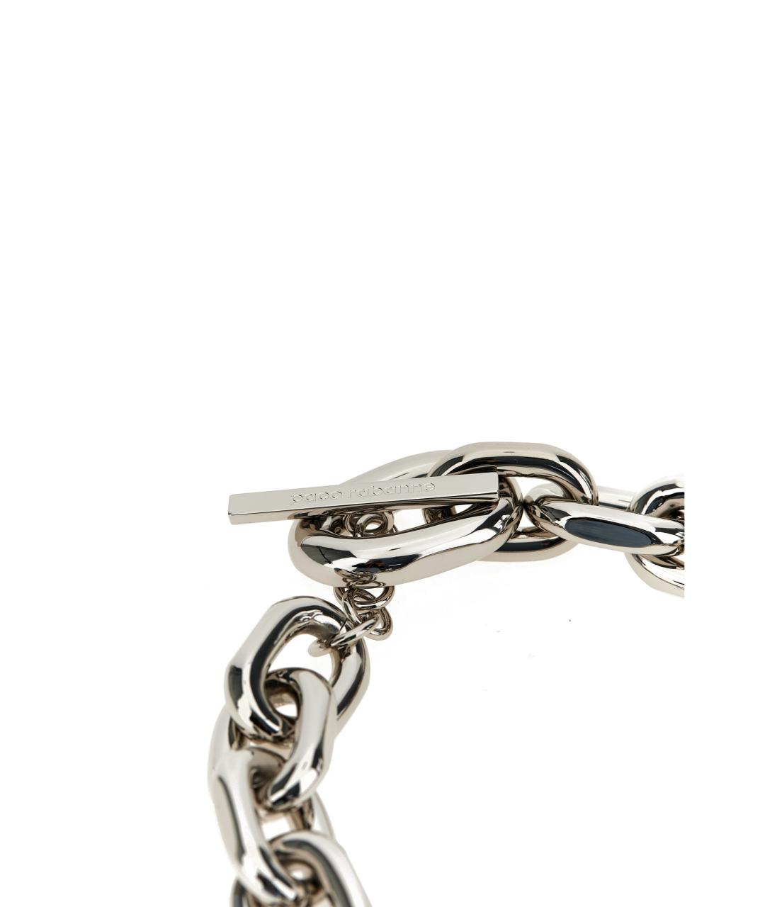 PACO RABANNE Серебряное металлическое колье, фото 3