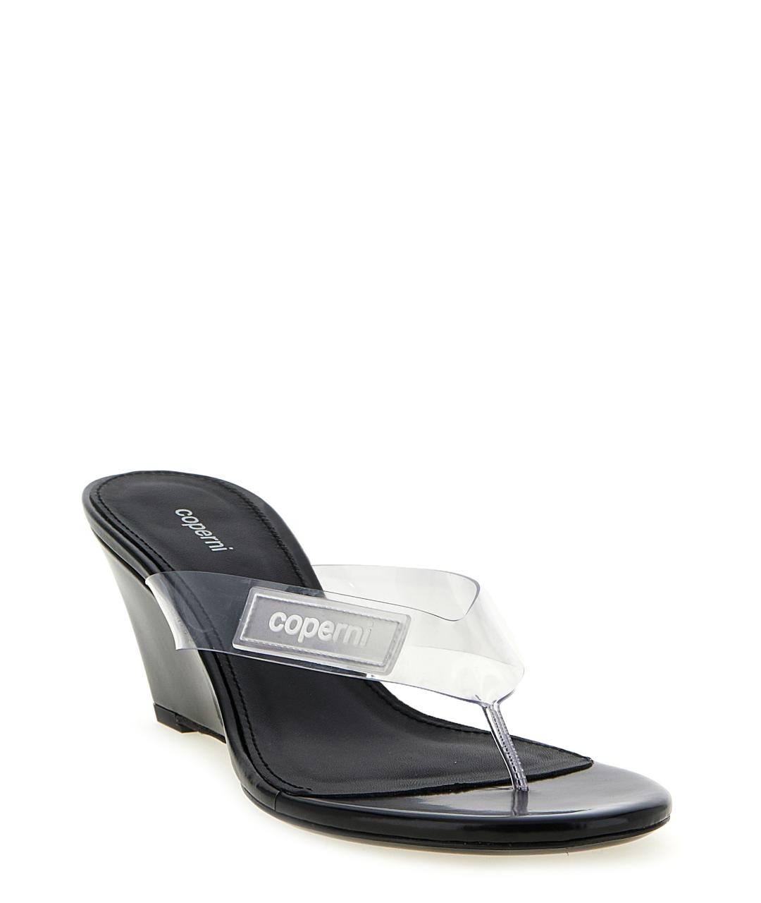 COPERNI Черные синтетические мюли, фото 2