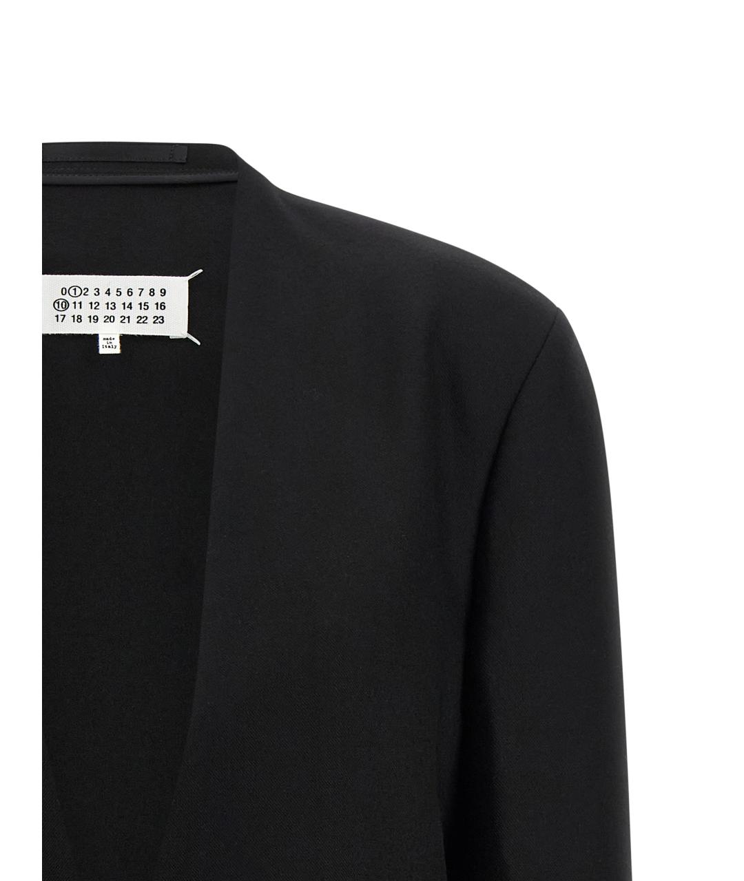 MAISON MARGIELA Черный шерстяной жакет/пиджак, фото 3