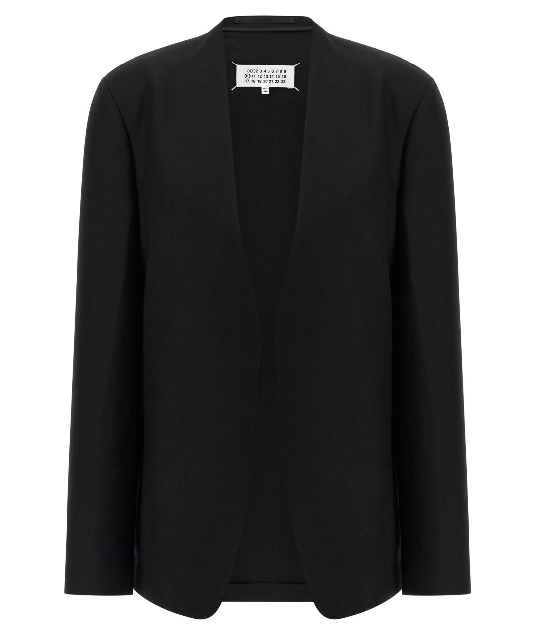 MAISON MARGIELA Черный шерстяной жакет/пиджак, фото 1